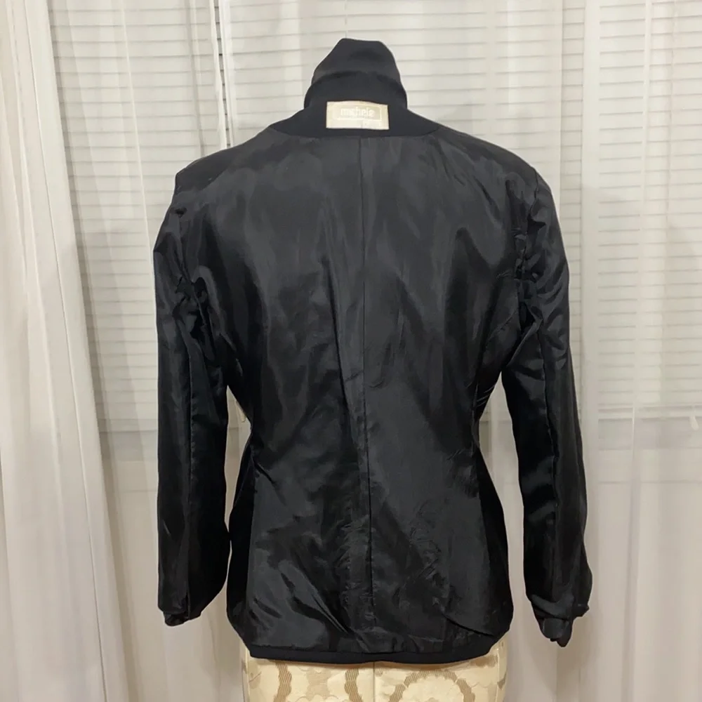 Michele Petite black blazer size 6 - Picture 8 of 10